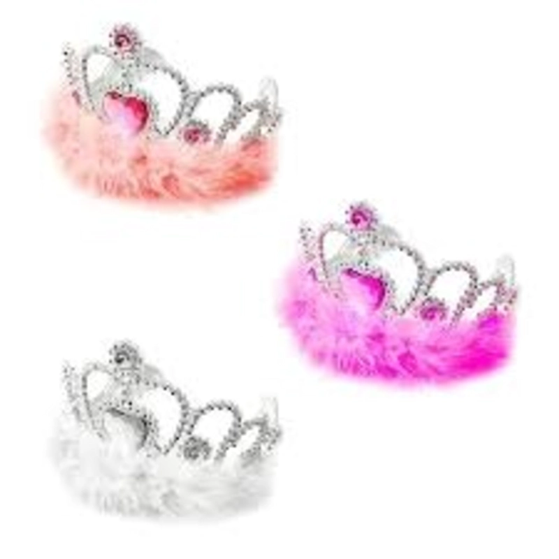 PACK X4 CORONA REINA PELUDO COLORES - 3