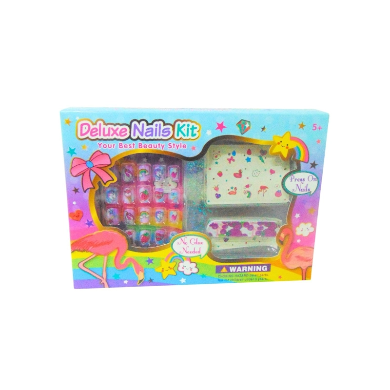 PACK X3 DELUXE NAILS KIT MEDIANO 15X22CM - 2