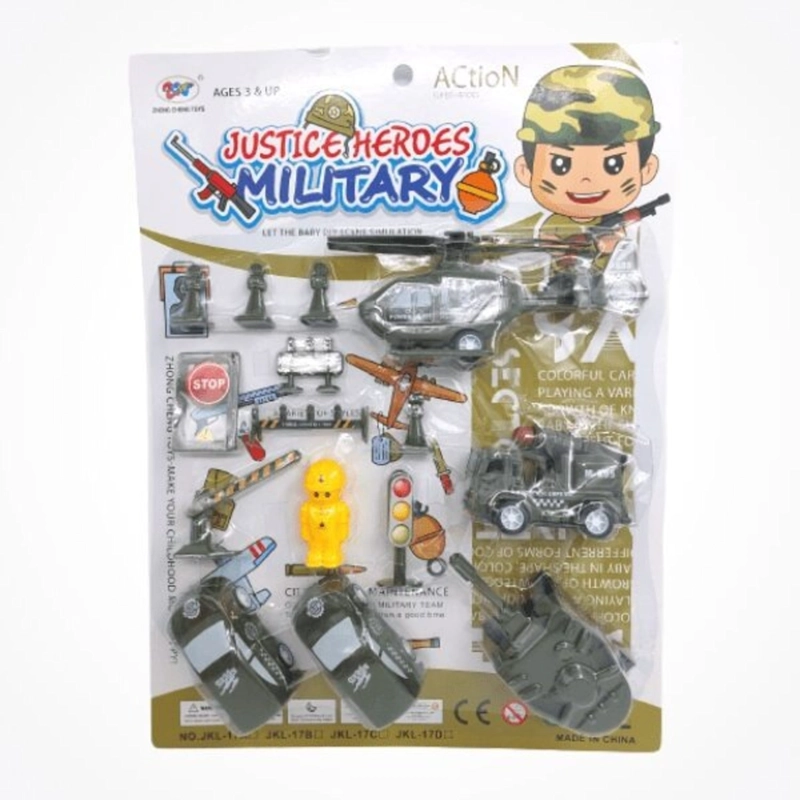 PACK X3 CARTON SET MILITAR - 1