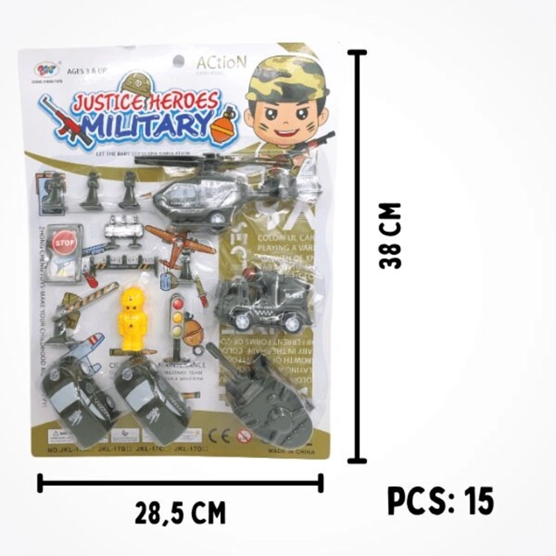 PACK X3 CARTON SET MILITAR - 2