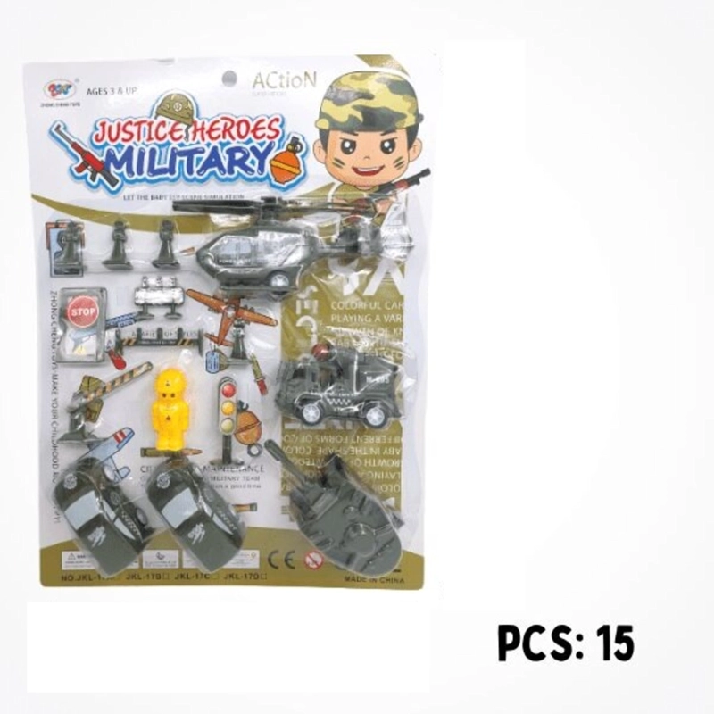 PACK X3 CARTON SET MILITAR - 3