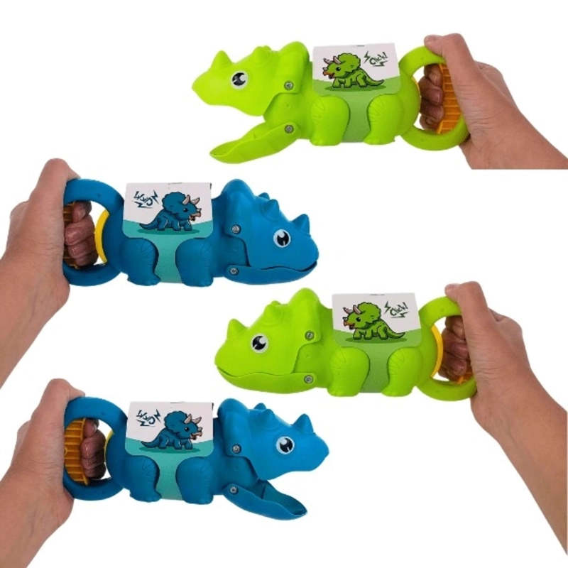 PACK X3 JUGUETE INFANTIL PARA LA PLAYA CLIP TRICERATOPS - 1