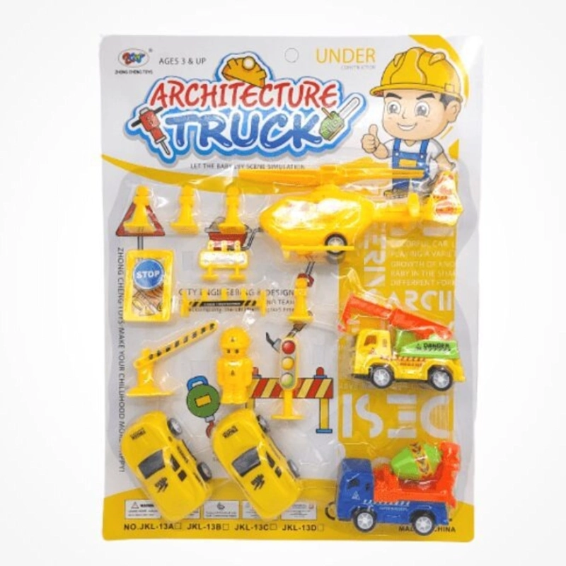 PACK X3 CARTON SET CARRO CONSTRUCTOR - 2