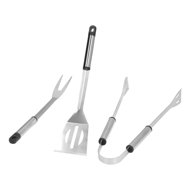 SET 3 PIEZAS ASADO PARRILLA METALICOS BARBACOA PARRILLERO - 2