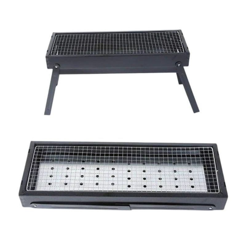 PARRILLA A CARBON PLEGABLE BARBACOA BBQ ASADOS PORTATIL - 2
