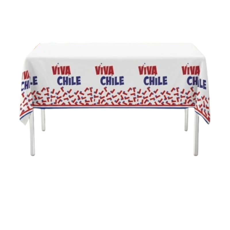 PACK X 4 MANTEL VIVA CHILE 108X180CM – BIG PARTY - 3