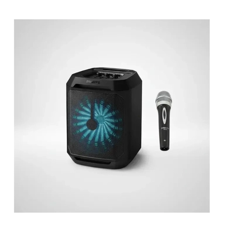 PARLANTE BTH TAX2208 + MICROFONO PR-212 DE NEGRO - 1