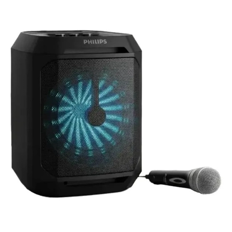PARLANTE BTH TAX2208 + MICROFONO PR-212 DE NEGRO - 2
