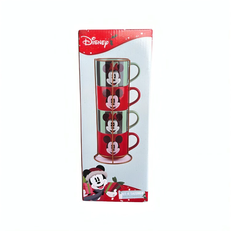 SET 4 TAZONES 400ML NAVIDAD DISNEY CLASSIC - 2