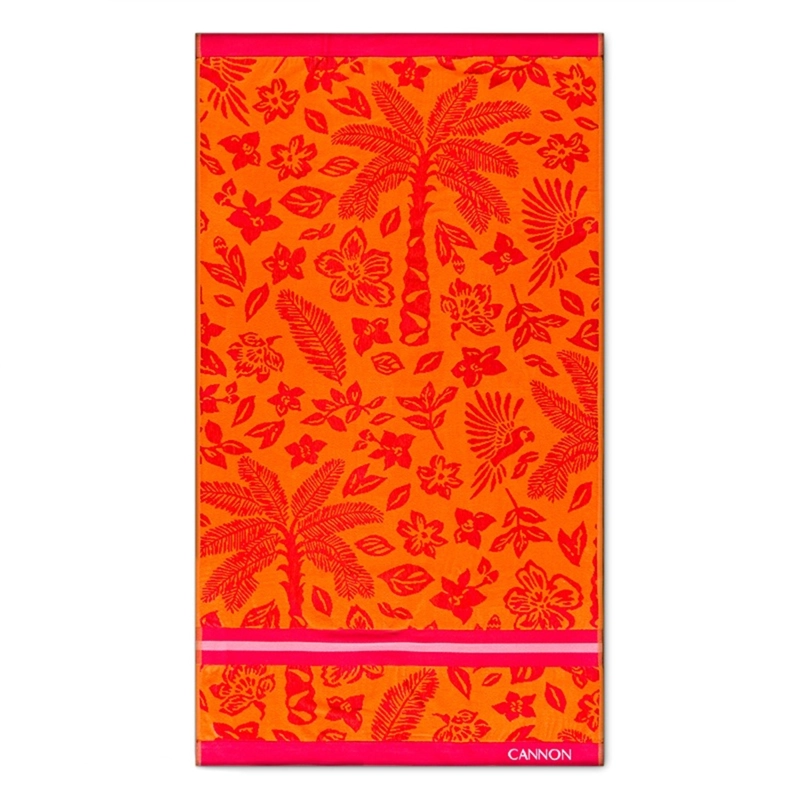 TOALLA DE PLAYA 420GR. 80×160 CM. JACQUARD / LOROS – CANNON - 2