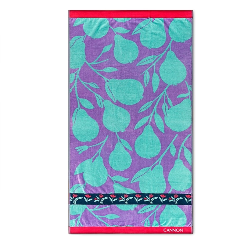 TOALLA DE PLAYA 420GR. 80×160 CM. JACQUARD / PERAS – CANNON - 2