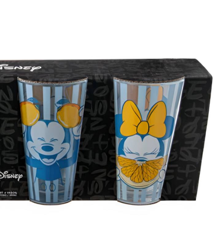 SET 4 VASOS VIDRIO 320ML LIMONCELLO DISNEY - 2