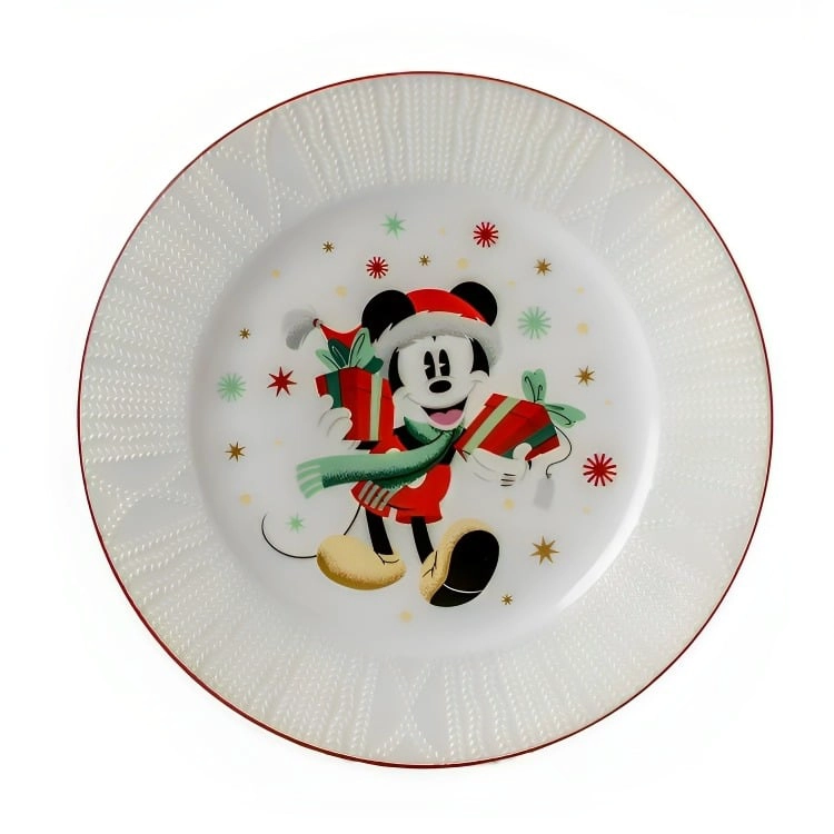 PLATO GRANDE TEXTURA CHALECO NAVIDAD DISNEY CLASSIC - 1