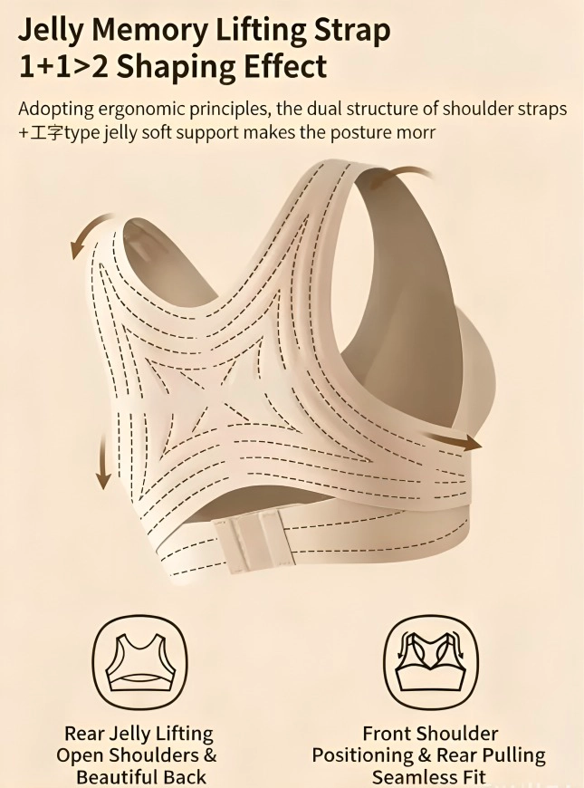 ROPA INTERIOR BRASIER CORRECTOR DE POSTURA MUJER T-XL - 2