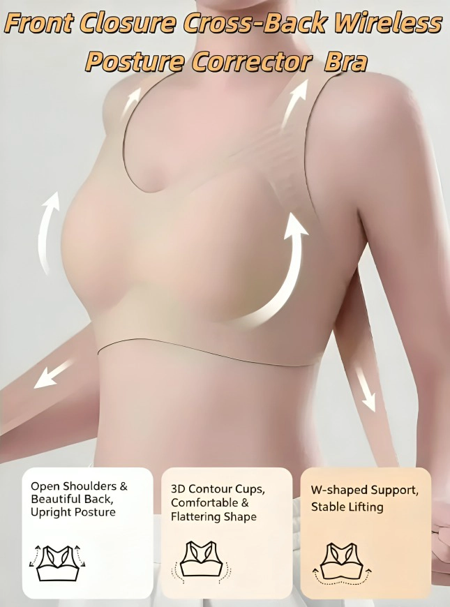 ROPA INTERIOR BRASIER CORRECTOR DE POSTURA MUJER T-XL - 3