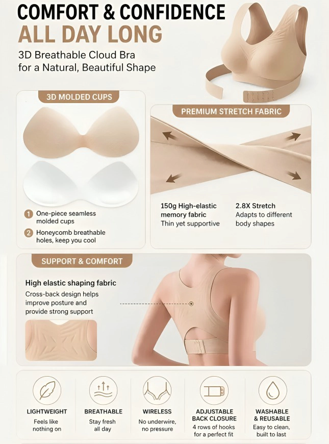 ROPA INTERIOR BRASIER CORRECTOR DE POSTURA MUJER T-XL - 2