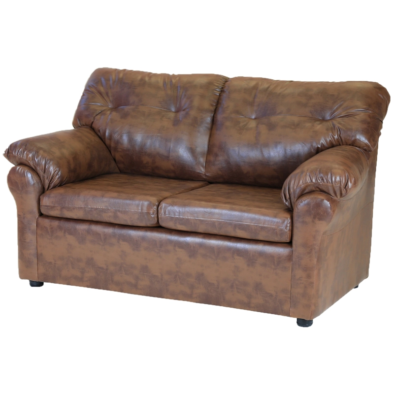 SOFÁ MUEBLES AMÉRICA 2 CUERPOS CARAMELO - 2