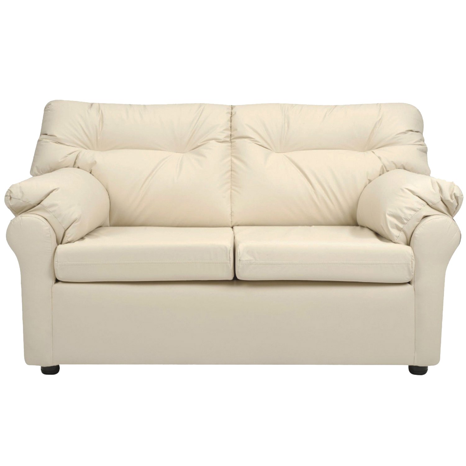 LIVING MUEBLES AMÉRICA 211 CUERO BEIGE - 2