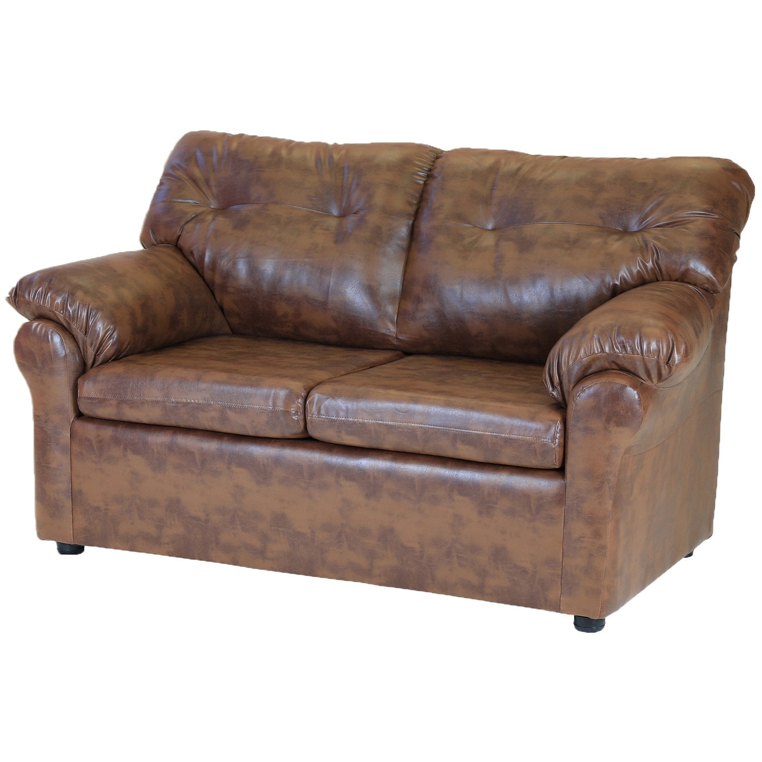 LIVING MUEBLES AMÉRICA 211 CUERO CARAMELO - 2