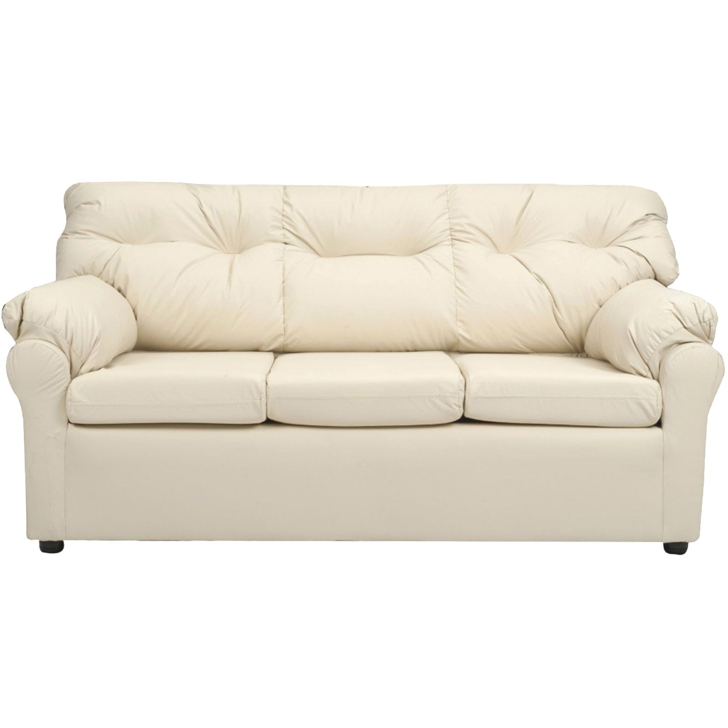 LIVING MUEBLES AMÉRICA 32 CUERO BEIGE - 2