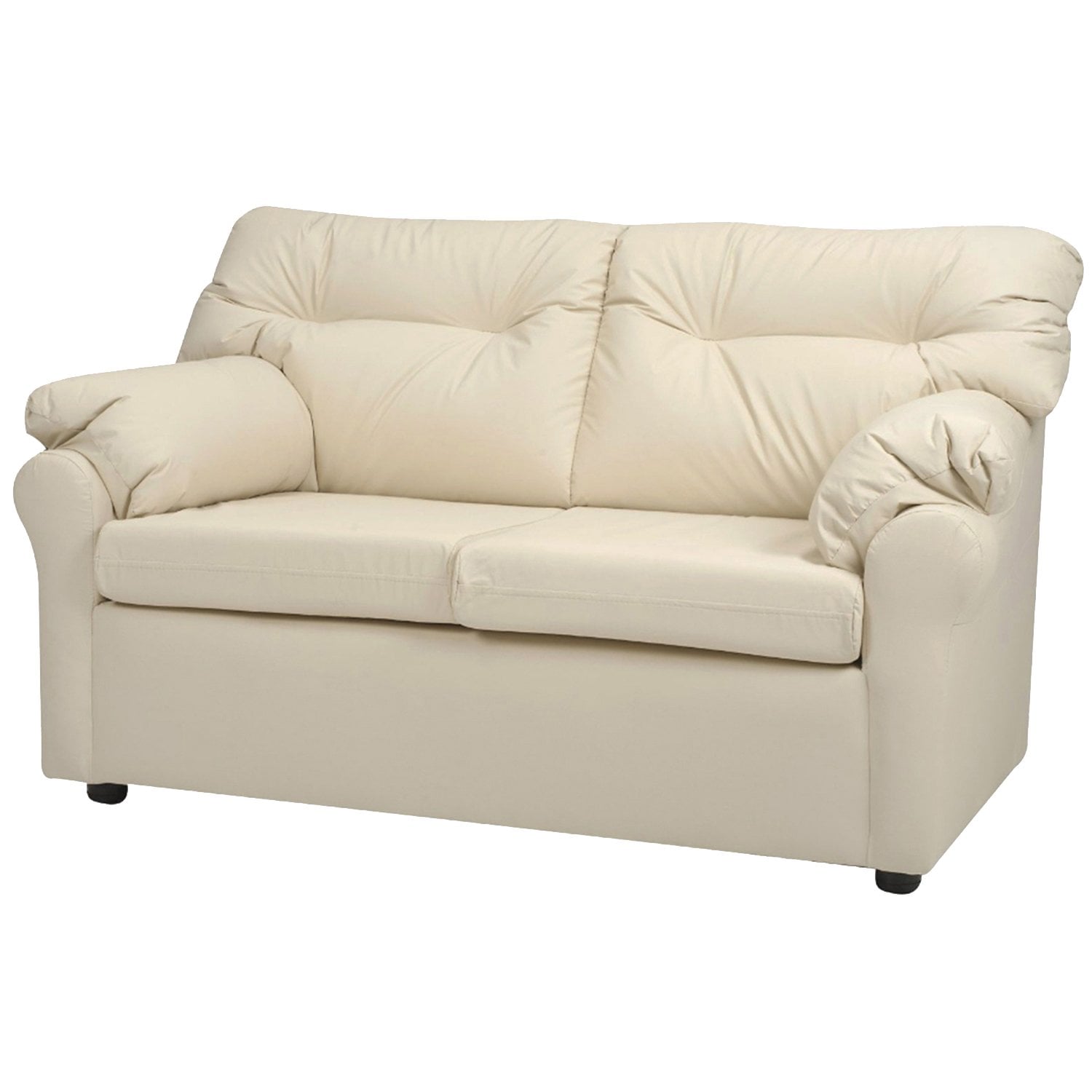 LIVING MUEBLES AMÉRICA 32 CUERO BEIGE - 4