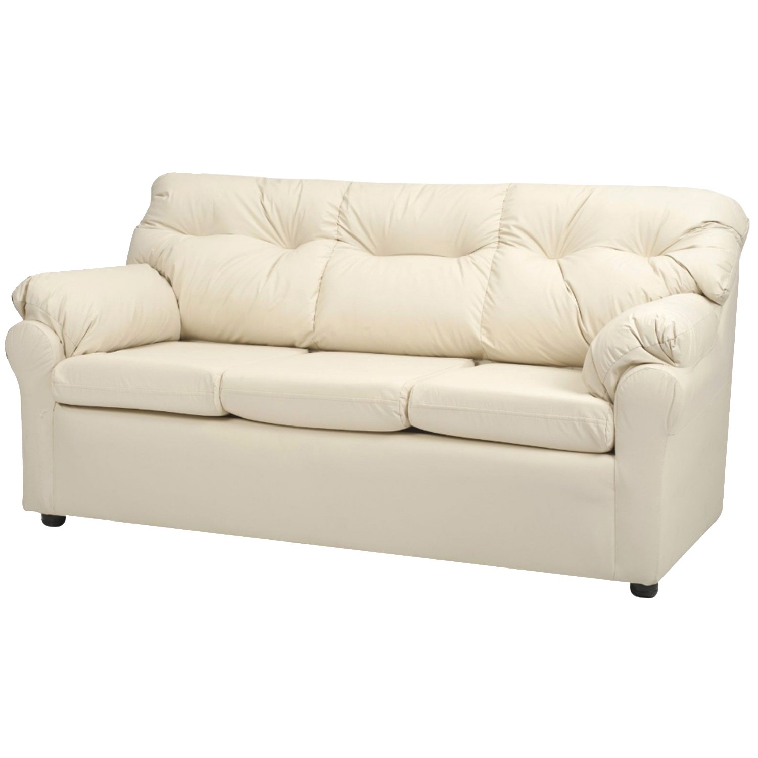 LIVING MUEBLES AMÉRICA 321 CUERO BEIGE - 2