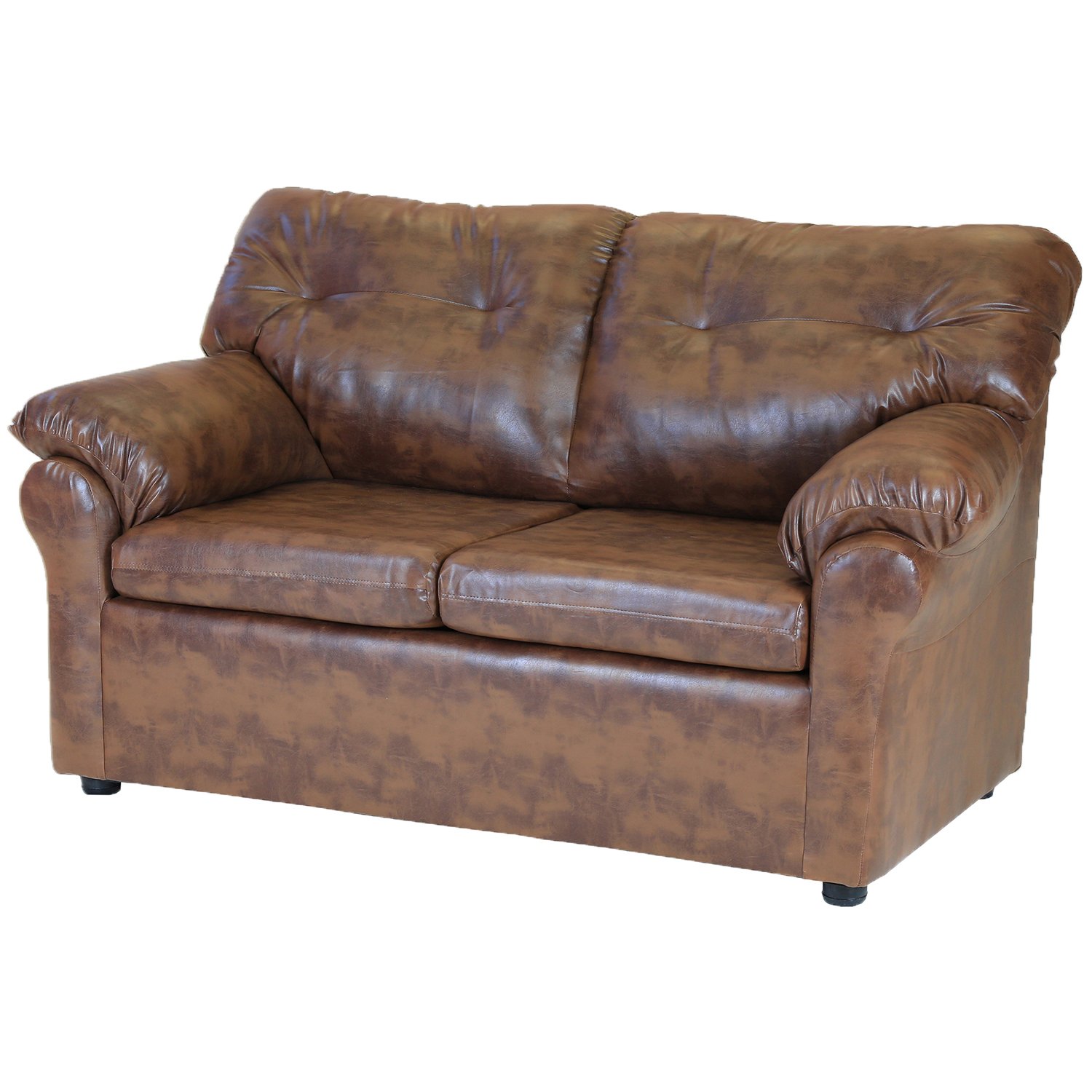 LIVING MUEBLES AMÉRICA 321 CUERO CARAMELO - 3