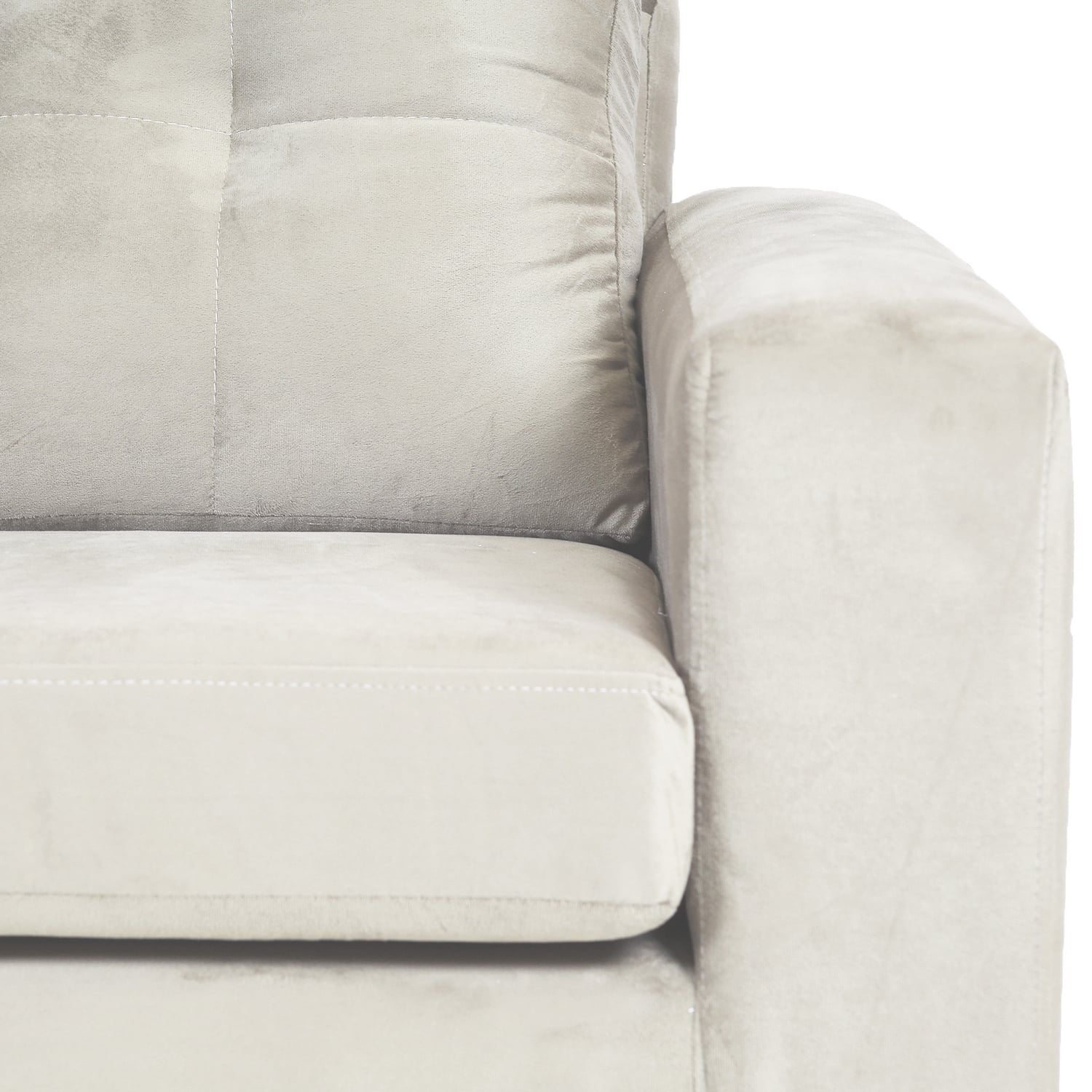 LIVING MUEBLES AMÉRICA EMILIA FELPA BEIGE - 4