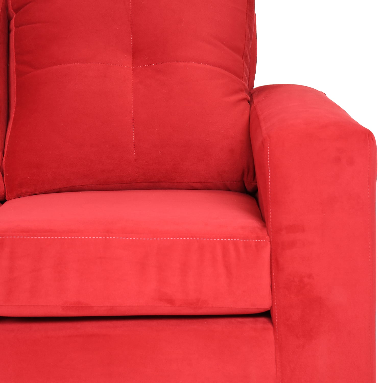 LIVING MUEBLES AMÉRICA EMILIA FELPA ROJO - 4