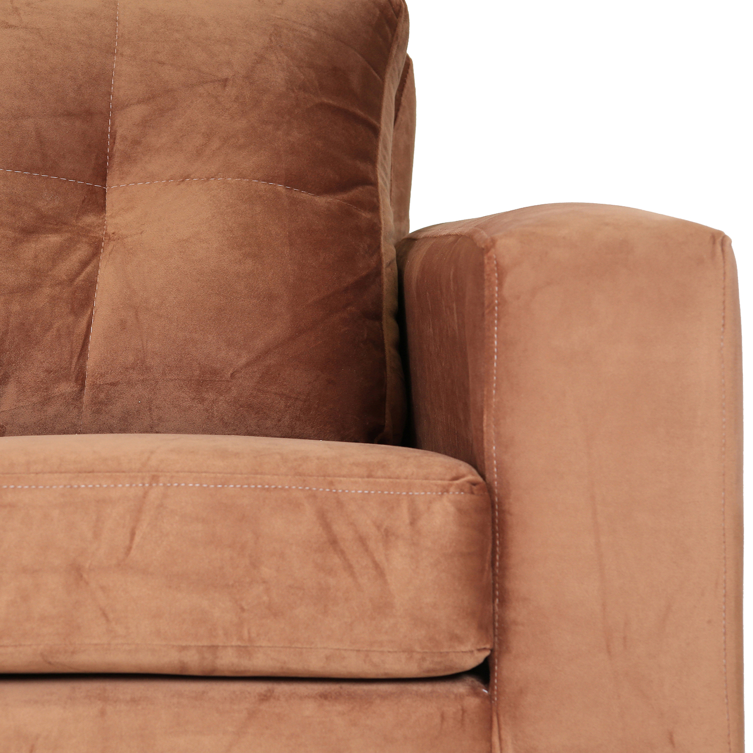 LIVING MUEBLES AMÉRICA EMILIA FELPA TOSTADO - 4