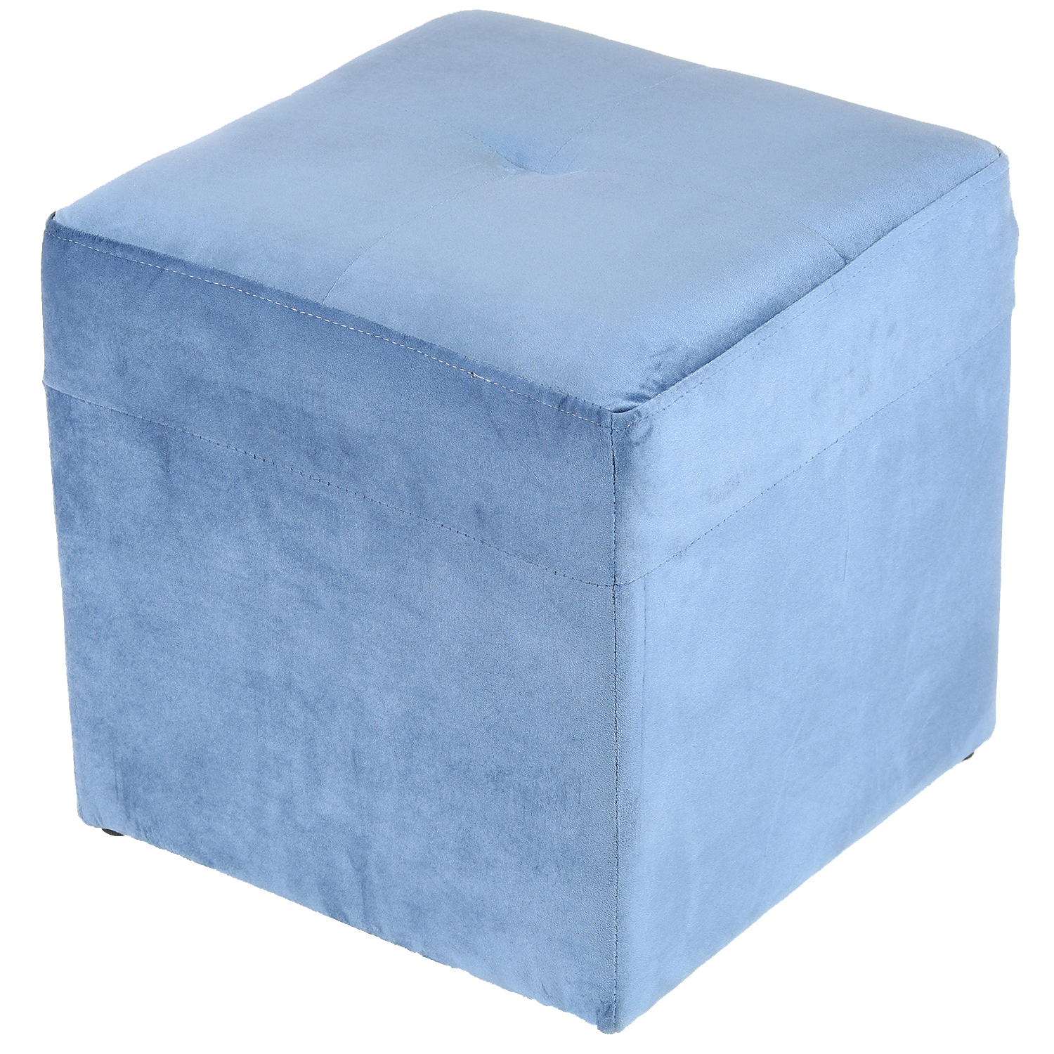 LIVING MUEBLES AMÉRICA EMILIA FELPA AZUL PETROLEO - 3