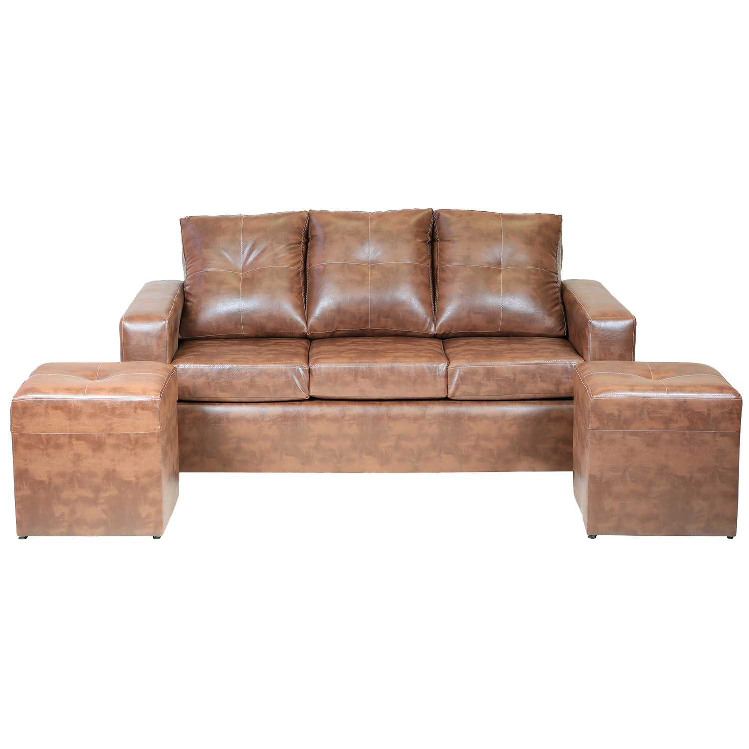 LIVING MUEBLES AMÉRICA EMILIA CARAMELO - 1