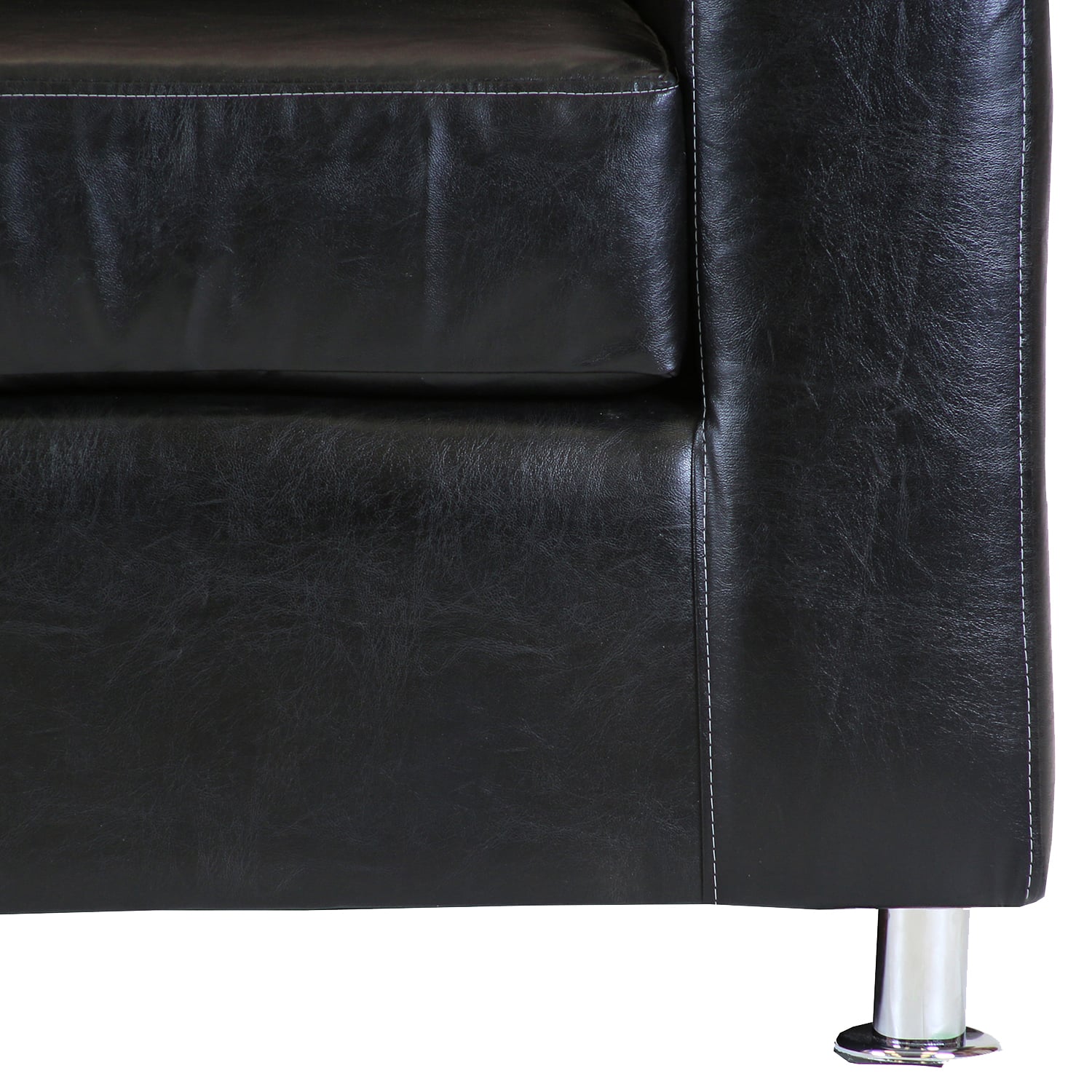 SOFÁ MUEBLES AMÉRICA FACUNDO 1 CUERPO NEGRO - 3