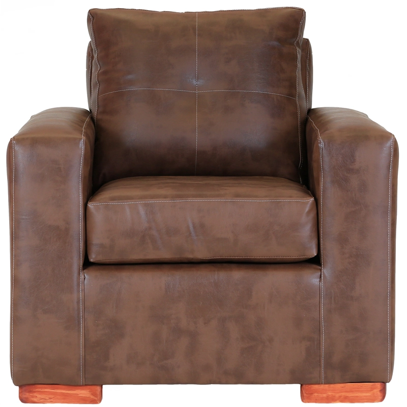 SOFÁ MUEBLES AMÉRICA FRANCO 1 CUERPO CARAMELO - 1