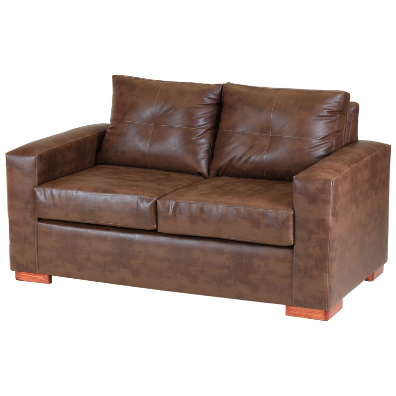 SOFÁ MUEBLES AMÉRICA FRANCO 2 CUERPOS CARAMELO - 2