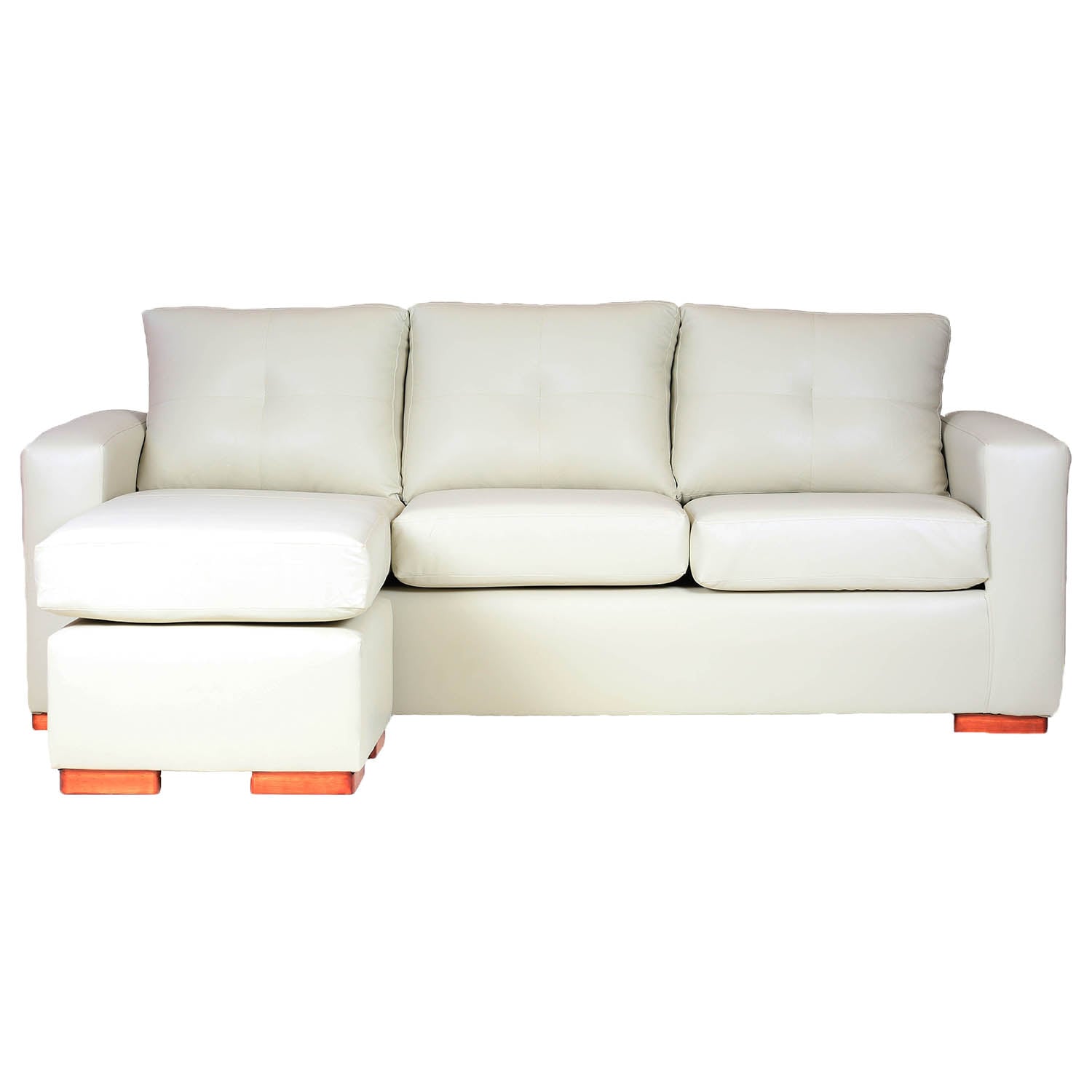 SECCIONAL MUEBLES AMÉRICA MAGIC 4 CUERPOS BEIGE MULTIPOSICIONES - 1