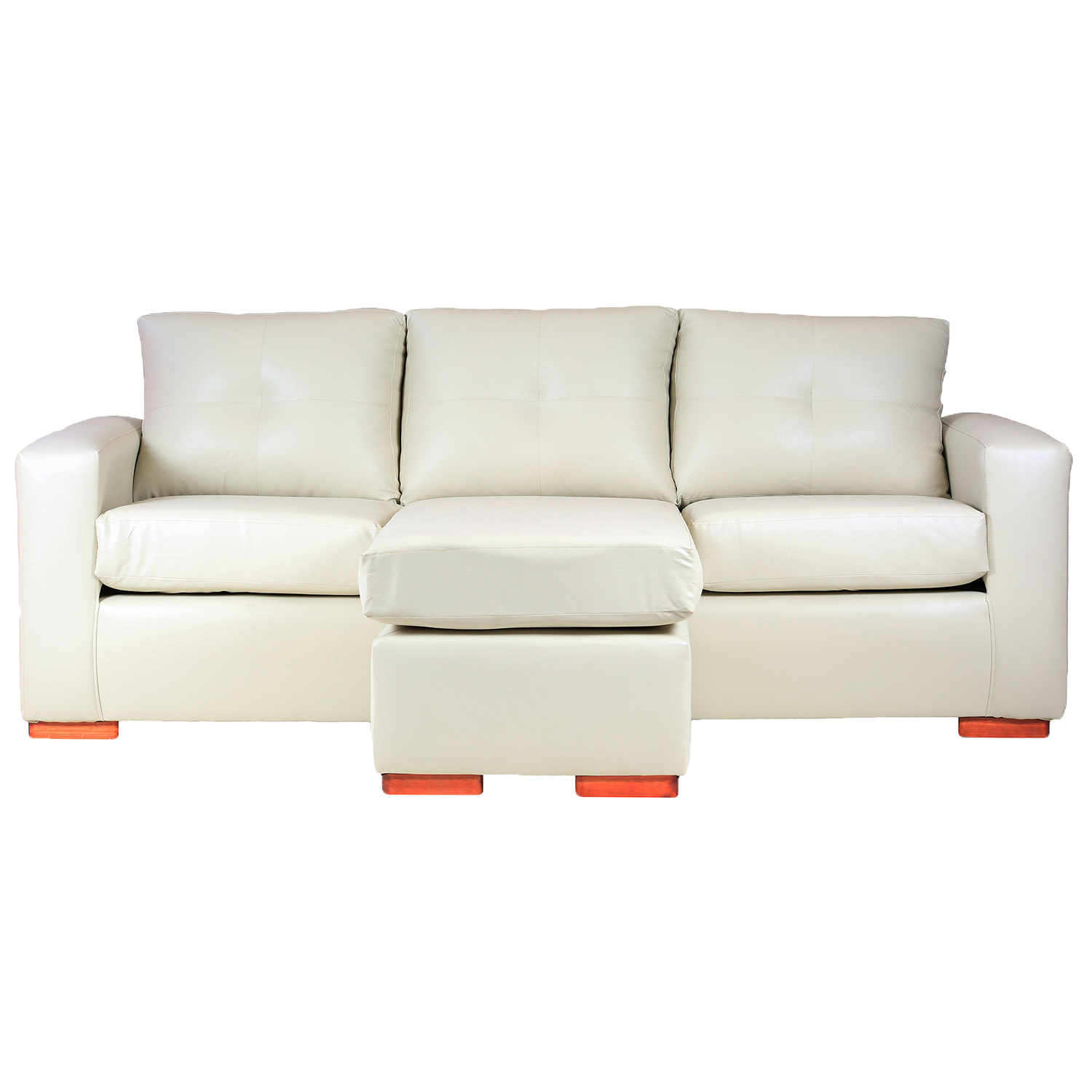 SECCIONAL MUEBLES AMÉRICA MAGIC 4 CUERPOS BEIGE MULTIPOSICIONES - 3
