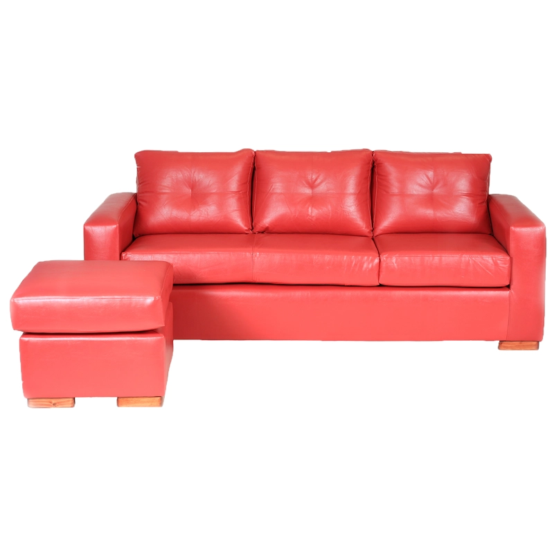 SECCIONAL MUEBLES AMÉRICA MAGIC 4 CUERPOS ROJO MULTIPOSICIONES - 4