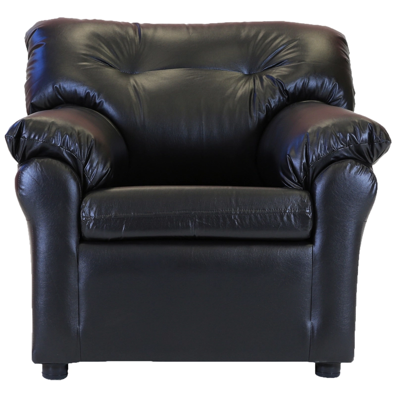 SOFÁ MUEBLES AMÉRICA 1 CUERPO NEGRO - 1