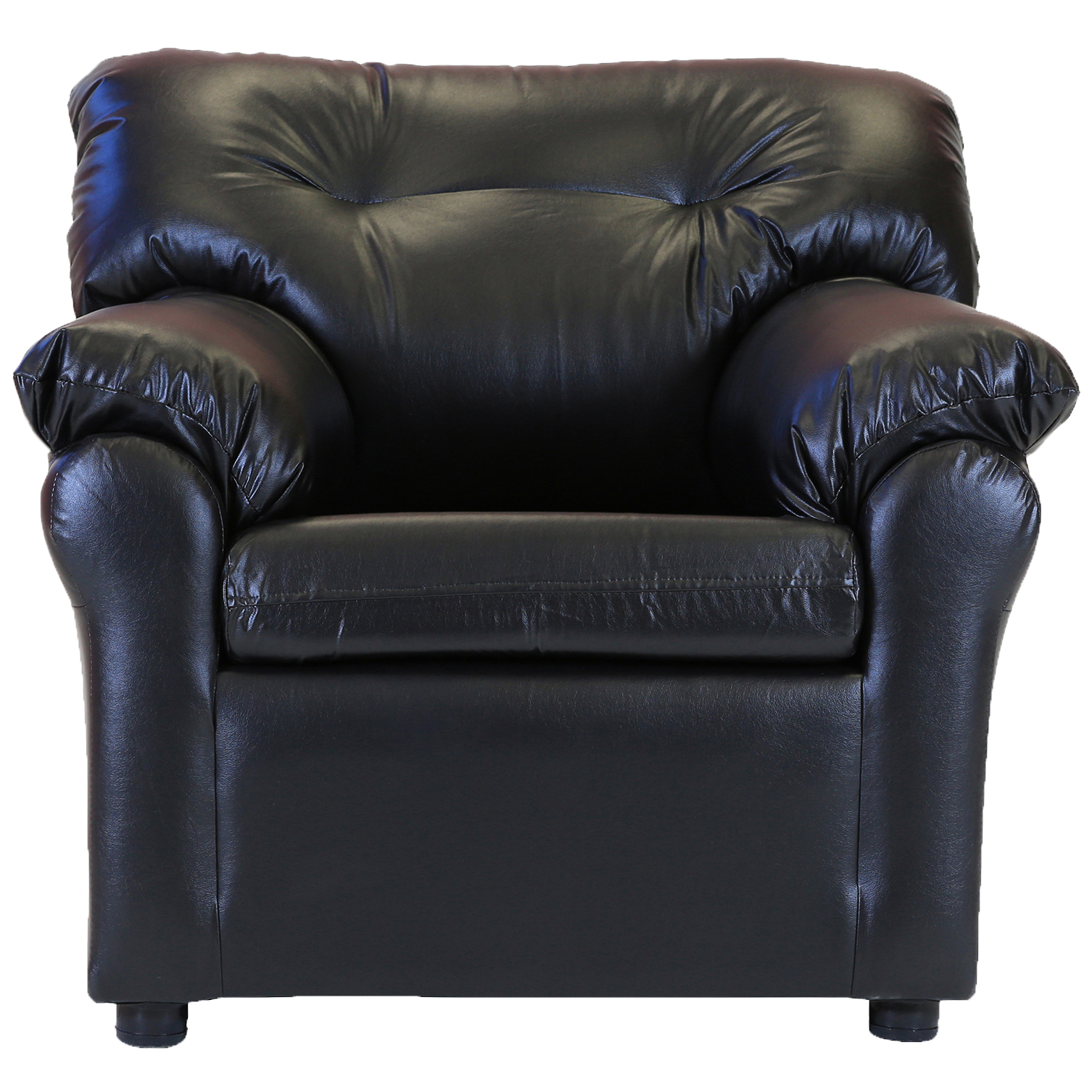 SOFÁ MUEBLES AMÉRICA 1 CUERPO NEGRO - 1