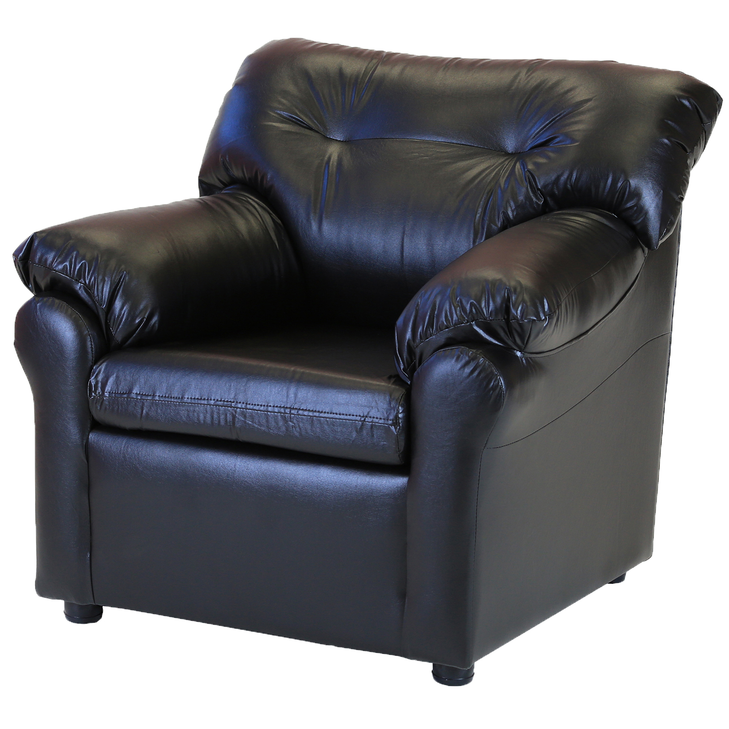 SOFÁ MUEBLES AMÉRICA 1 CUERPO NEGRO - 2