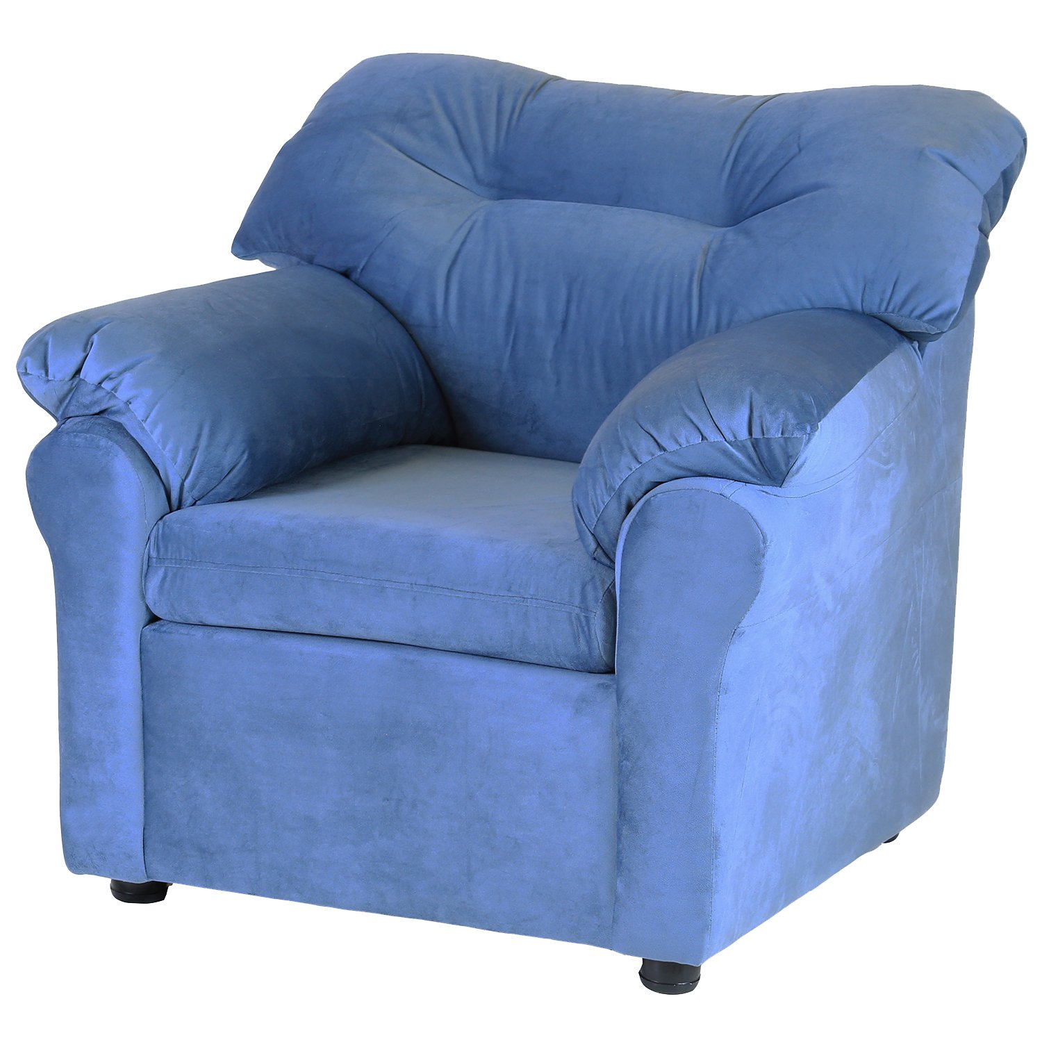 JUEGO LIVING MUEBLES AMÉRICA 311 TELA AZUL PETROLEO - 3