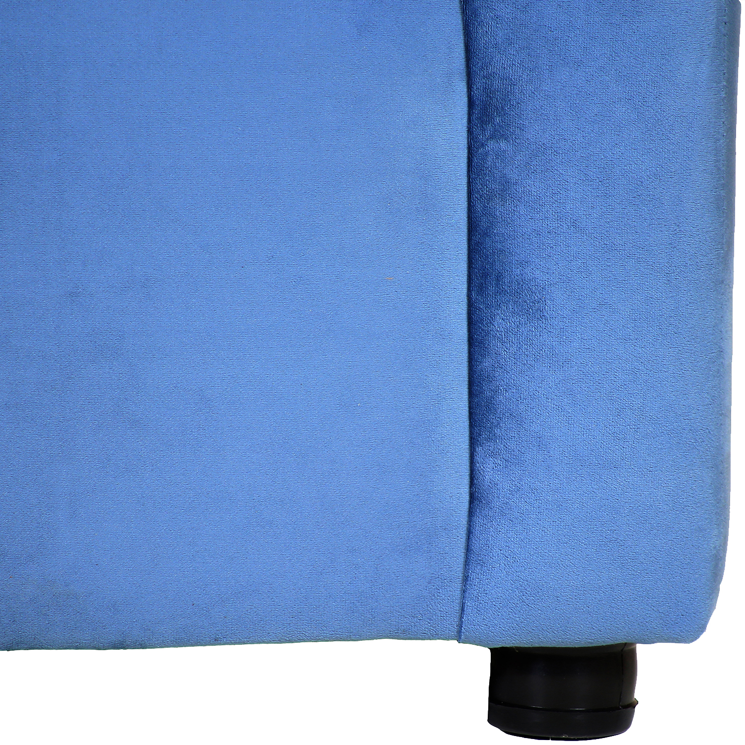 JUEGO LIVING MUEBLES AMÉRICA 311 TELA AZUL PETROLEO - 4