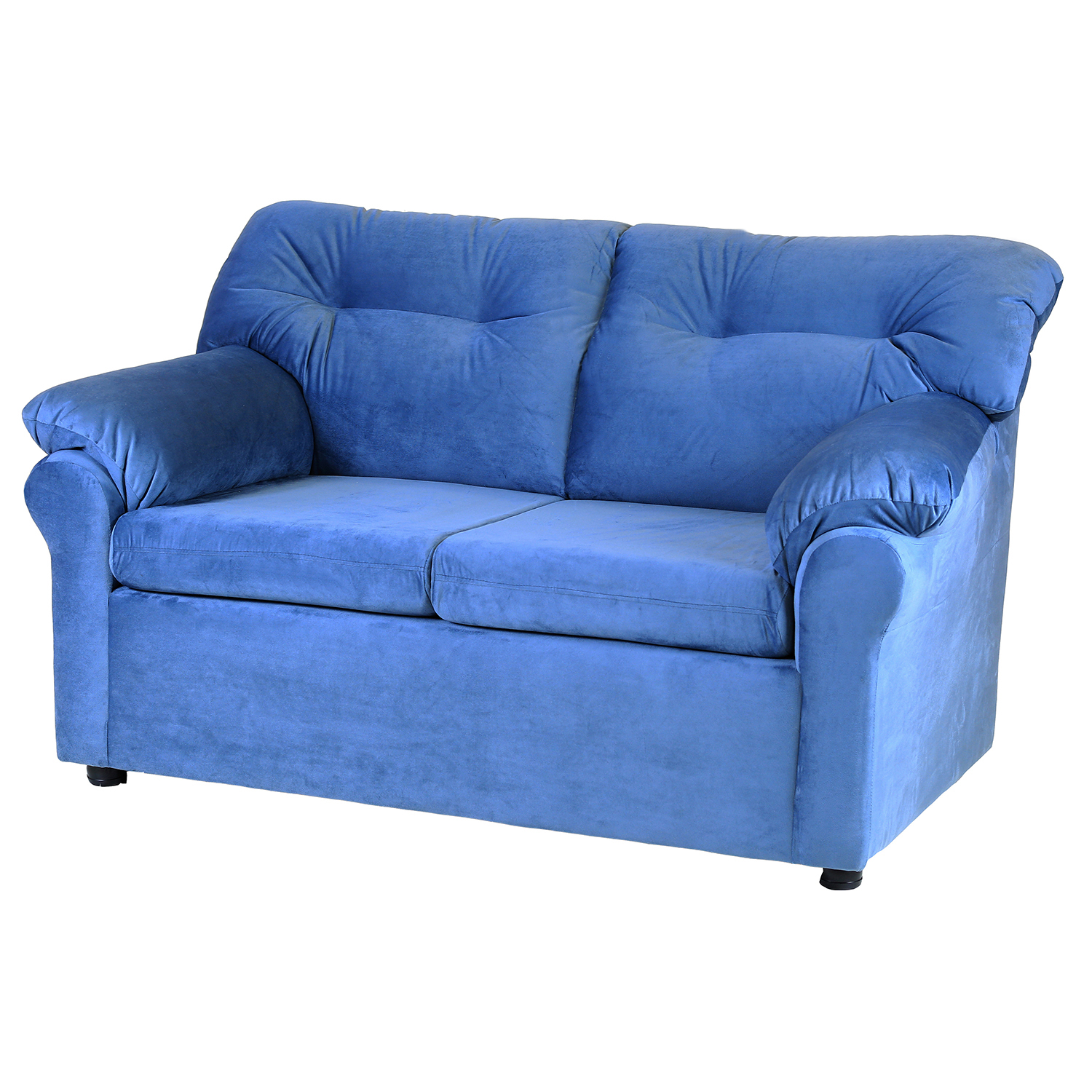 JUEGO LIVING MUEBLES AMÉRICA 32 TELA AZUL PETROLEO - 3