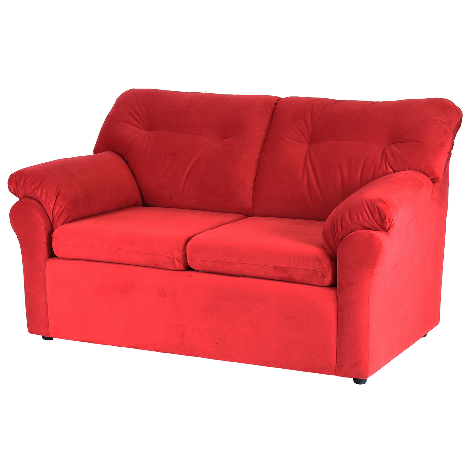 JUEGO LIVING MUEBLES AMÉRICA 32 TELA ROJO - 3