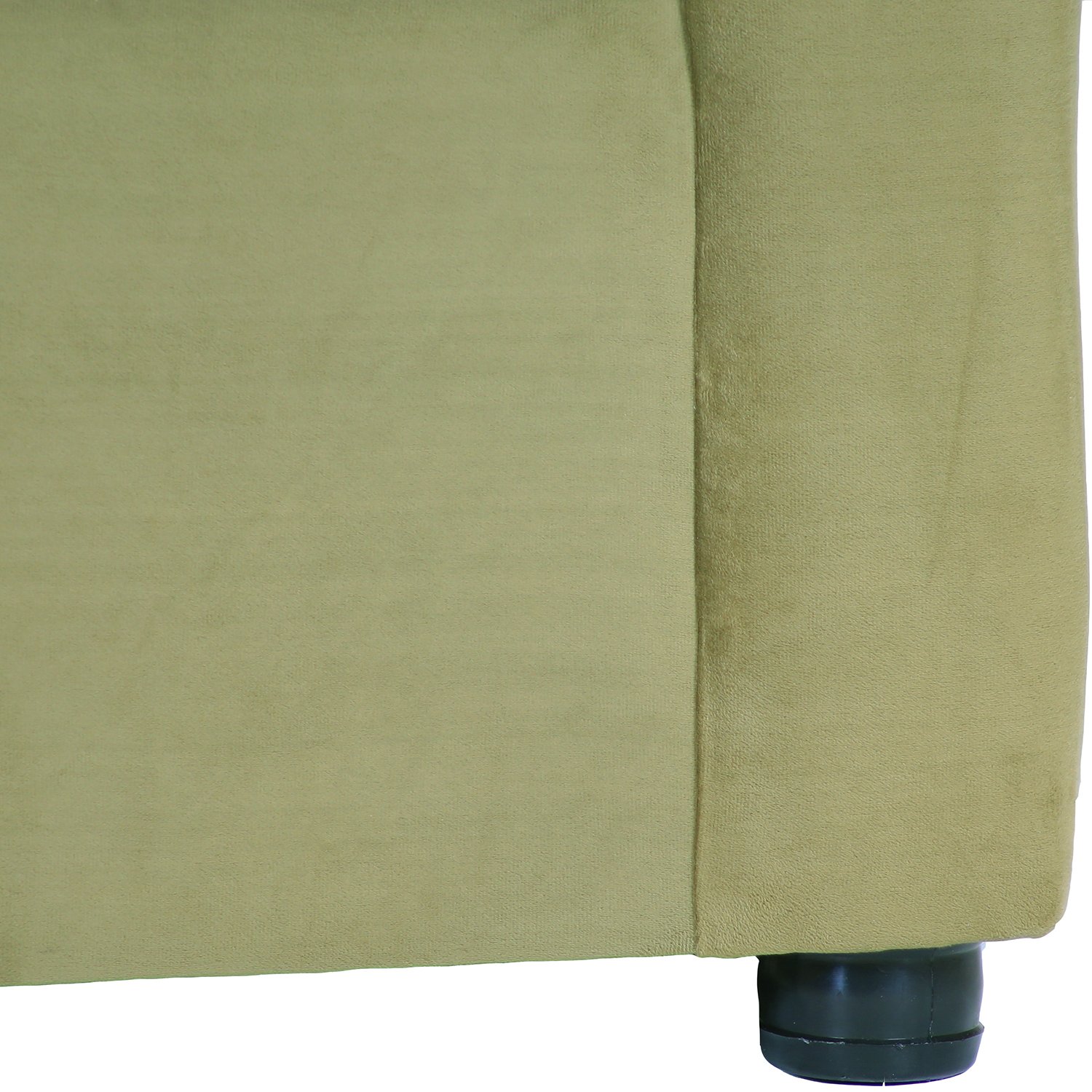 JUEGO LIVING MUEBLES AMÉRICA 211 TELA VERDE MUSGO - 4