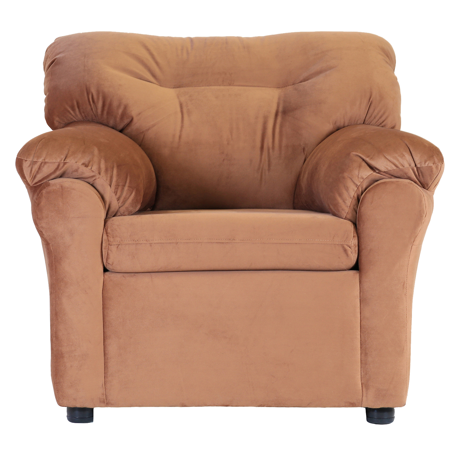 SOFÁ MUEBLES AMÉRICA 1 CUERPO FELPA TOSTADO - 1