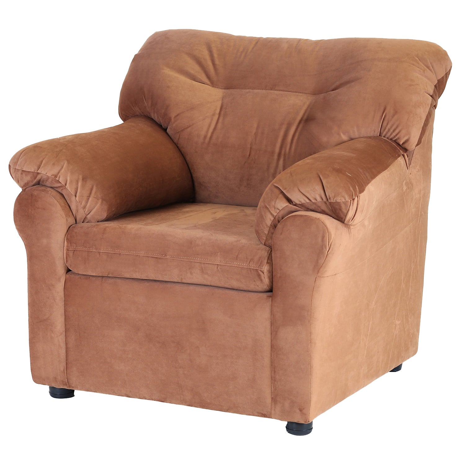 SOFÁ MUEBLES AMÉRICA 1 CUERPO FELPA TOSTADO - 2