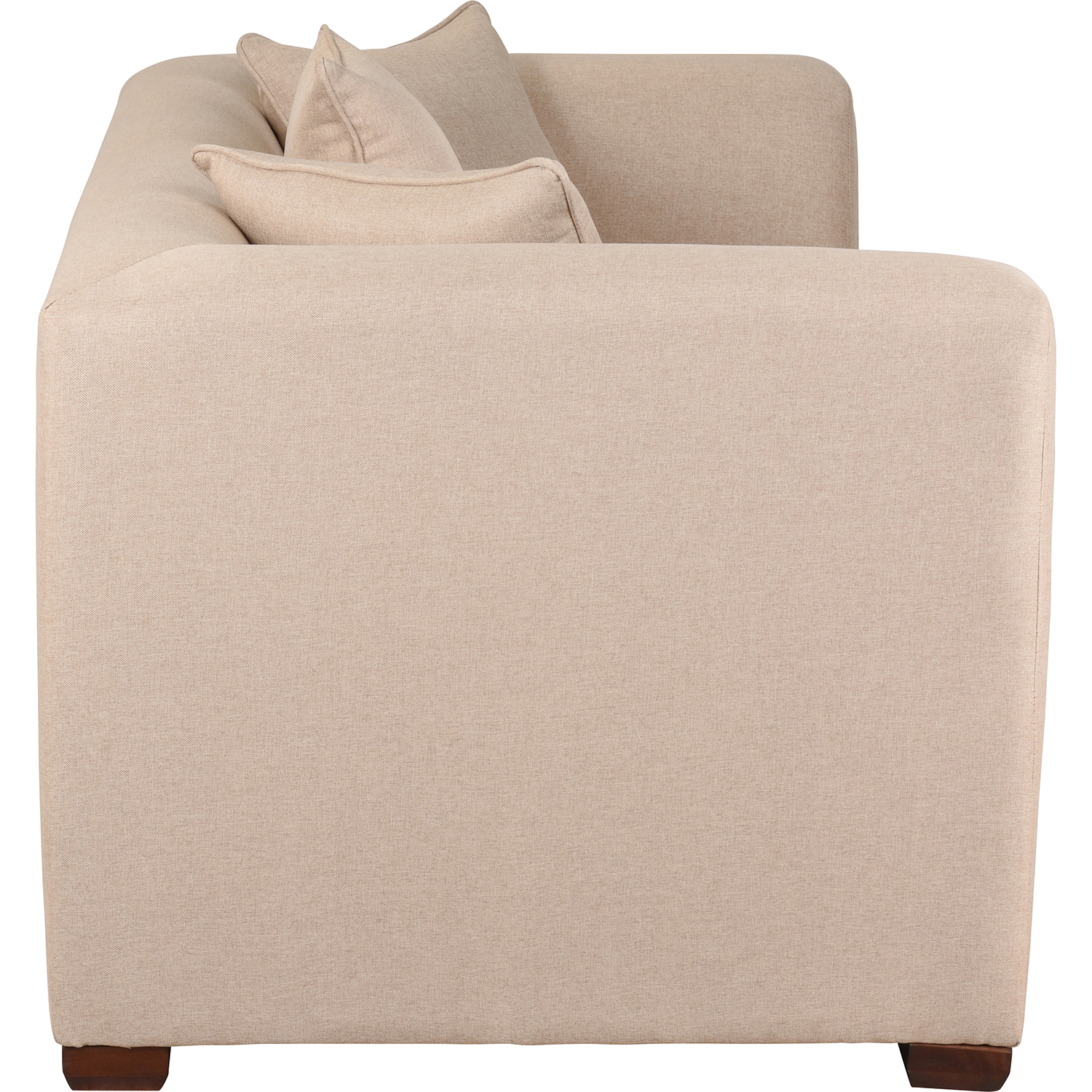 SOFÁ MUEBLES AMÉRICA METROPOLITAN 3 CUERPOS LINO BEIGE - 3