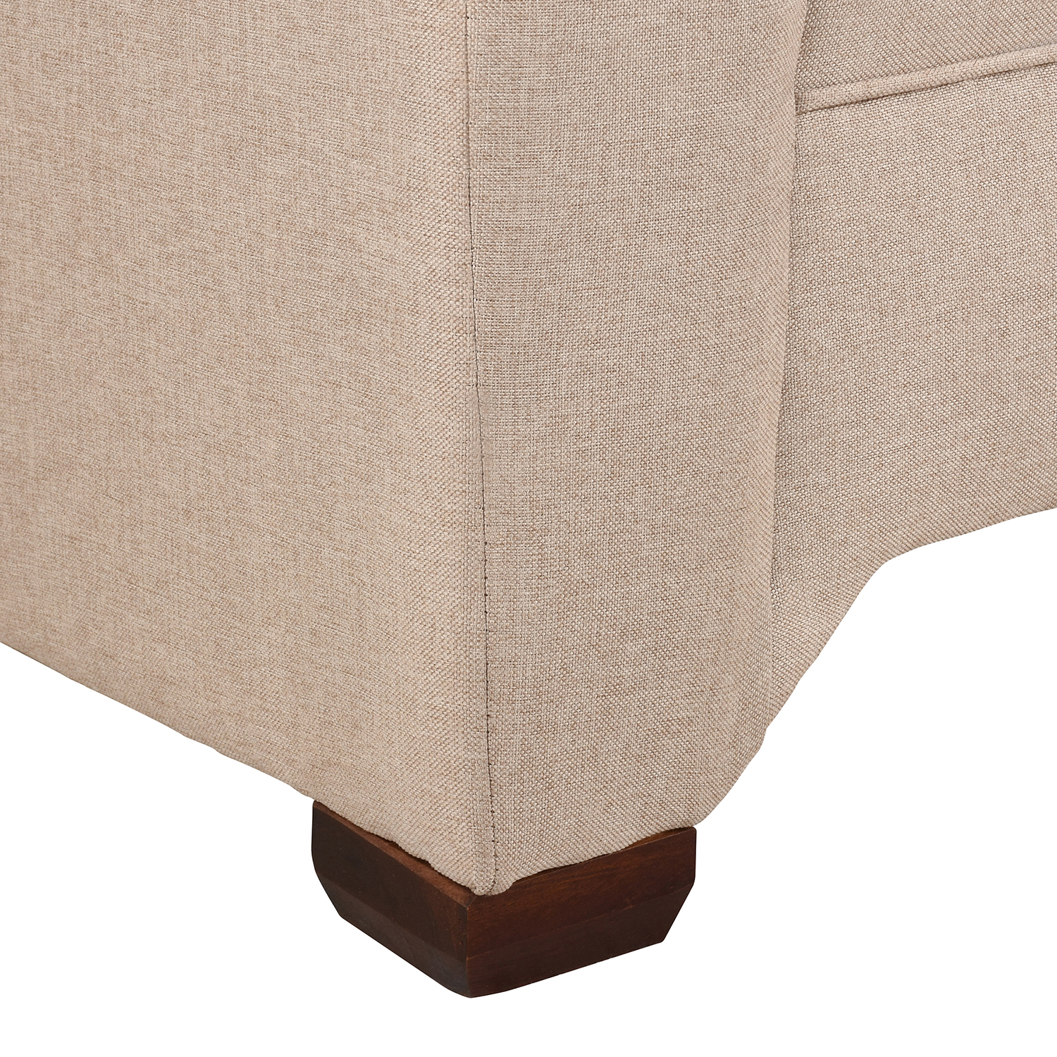 SOFÁ MUEBLES AMÉRICA METROPOLITAN 3 CUERPOS LINO BEIGE - 4